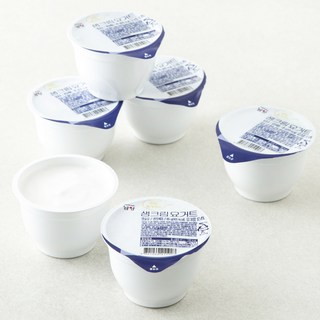 남양유업 떠먹는 불가리스 생크림 요거트 플레인, 85g, 6개