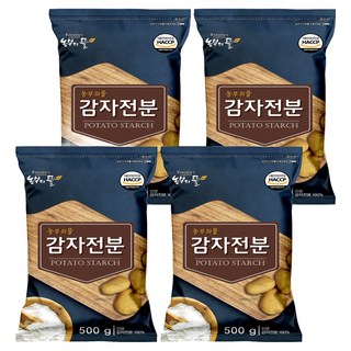 FARMER'S GARDEN 馬鈴薯澱粉, 500g, 4個