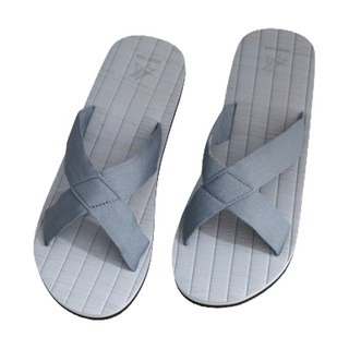 333家居鞋館 日系和風織帶休閒拖鞋, 藍色, 1雙