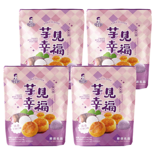 英雄哥 芋見幸福脆皮酥 清香芋頭口味, 108g, 4包
