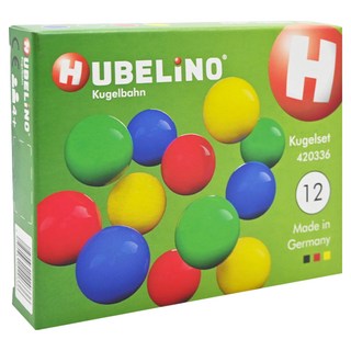 HUBELiNO 軌道積木專用球, 德國製造, 12顆入, 1盒
