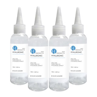 GLOW MONSTER 低分子玻尿酸1%原液, 100ml, 4瓶
