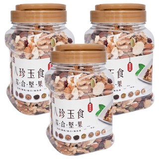 品鮮生活 綜合大堅果桶 八珍玉食, 600g, 3罐