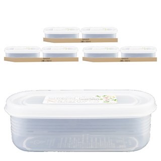 NAKAYA N型長方保鮮盒 K169 300ml, 2個, 3組