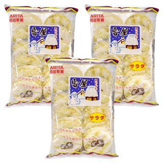 ARITA 有田製菓 雪屋 米菓原味 12包, 190g, 3袋