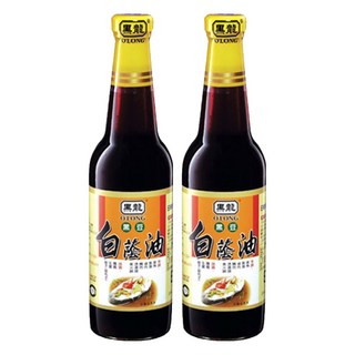 黑龍 白蔭油 古法120天釀造 不含防腐劑、味精、糖精、人工色素, 500ml, 2瓶