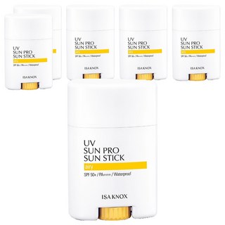 ISA KNOX 伊莎諾絲 UV Sun Pro 365輕盈防曬棒 SPF50+ PA++++, 6支, 19g
