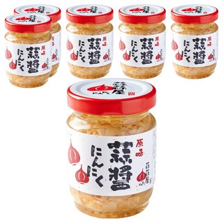 蒜蒜屋 原味蒜醬 精選台灣雲林蒜頭 獨家切片技術 油鹽封存, 125g, 6罐