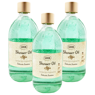 SABON 國際航空版 沐浴油 茉莉花語, 500ml, 3瓶