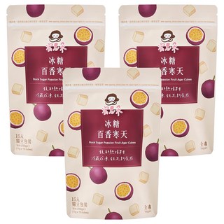 Medolly 蜜思朵 冰糖百香寒天, 15顆, 17g, 3袋