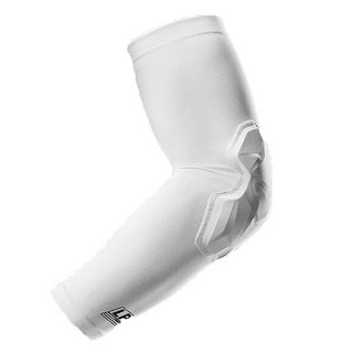 LP SUPPORT 運動防護系列 強盾防撞護臂套 IM510, 白色, 1個