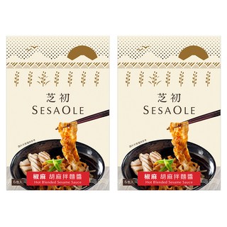 SESAOLE 芝初 椒麻胡麻拌麵醬 6入, 180g, 2盒