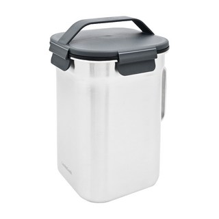 LocknLock 樂扣樂扣 不鏽鋼廚餘桶 2.5L, 銀色, 1個