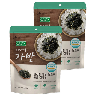 橘平屋 韓國原味海苔酥 酥脆口感 方便攜帶, 50g, 2包