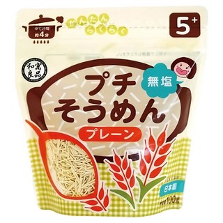 和寓良品 寶寶原味細麵 5個月以上適用 日本產, 100g, 1包