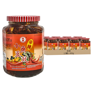 良泉 小魚豆鼓 辛辣, 400g, 12罐