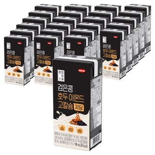 전두유 검은콩 호두아몬드 고칼슘 저당, 24개, 190ml