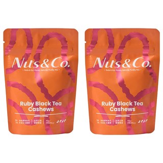 Nuts&Co. 堅果之間 天然輕調味 茶香紅玉腰果, 2個, 42g