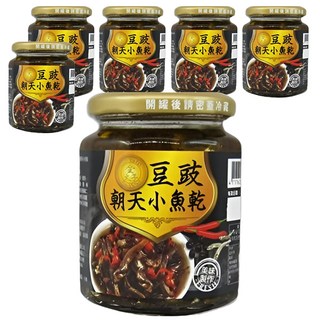 金太子 豆豉朝天小魚乾, 350g, 6罐