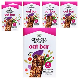 GRANOLA HOUSE 宴麥森林 燕麥棒 紫薯蔓越莓 含膳食纖維 方便攜帶, 192g, 6盒