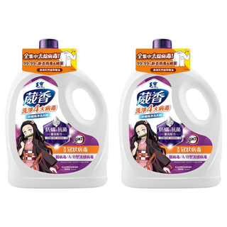 毛寶 葳香抗菌洗衣精 防蟎極淨 天然植物萃取 鼠尾草迷迭香抗菌配方 鳶尾香子蘭, 3kg, 2瓶