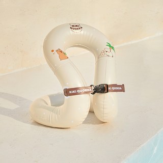 키키쿼카 아동용 아일랜드 넥튜브, 베이지, 1개