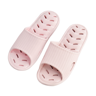 TAY SONG 太松 緩壓排水浴室拖鞋 快速排水保持乾爽 柔軟舒適 防滑鞋底穩定行走 EVA材質, 粉色, 1雙
