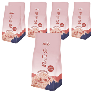 統一生機 玫瑰鹽, 450g, 6包