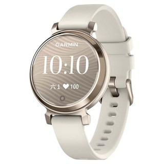 GARMIN Lily 2 智慧腕錶 矽膠錶帶款, GPS + 藍牙, 25.4mm, 珍珠牛奶