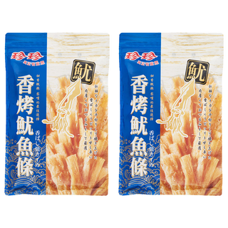 珍珍 香烤魷魚條, 80g, 2包