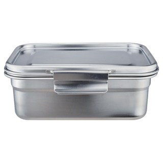 PLUS PERFECT 理想 極緻316不銹鋼保鮮盒, 不鏽鋼 銀色, 1個