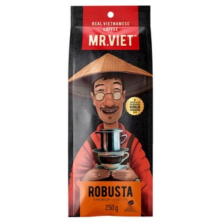 Mr. Viet 越先生 羅布斯塔咖啡粉 手沖式 250g 越南咖啡, 1包