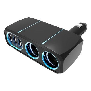 Kashimura 可調式電源插座 +3USB 7.2A, 2孔, 1個