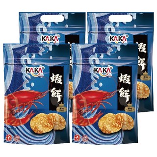 KAKA 卡卡 醬燒蝦餅 原味, 80g, 4包