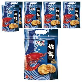 KAKA 卡卡 醬燒蝦餅 原味 80g - 酥脆涮嘴的追劇零食, 6包