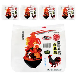 黑雞牌雞絲麵, 55g, 25包