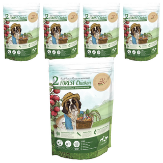 REAL POWER 瑞威 全犬2號 森林燉雞 500g 雞肉 乾飼料, 120億益菌+天然酵素，好消化, 5包