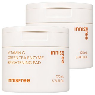 INNISFREE 維他命C淨亮棉片 170ml, 60片, 2罐