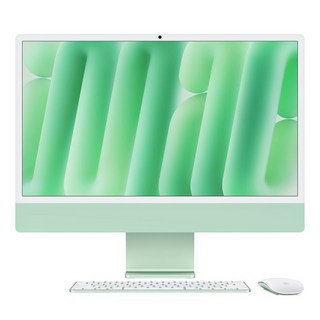Apple iMac 24吋 M4 10核心GPU 原廠保固, 綠色, 16GB, 256GB, MAC OS, MWUY3TA/A