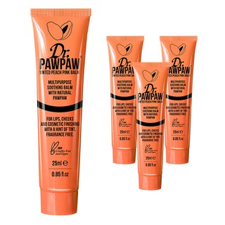 Dr.PAWPAW 摩卡潤色木瓜霜, Peach Pink, 25ml, 4條