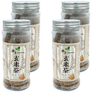 池上鄉農會 玄米茶立體茶包 10g x 18包｜台灣在地糙米 口感溫潤 冷熱皆宜, 4瓶