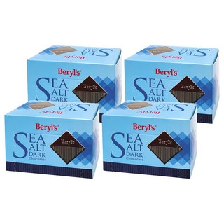 Beryl's 海鹽黑巧克力, 60g, 4盒