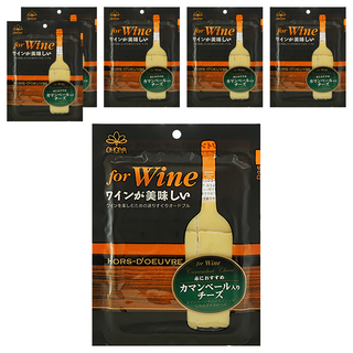 OHGIYA 扇屋 紅酒用加曼貝爾起司 下酒起司, 48g, 6包