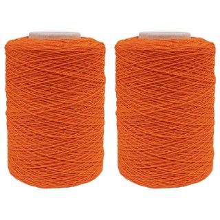 Gongjakpyo 純棉色紗 12股 迷你 350 毛線, 2個, 234 橘色