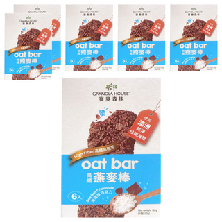 GRANOLA HOUSE 宴麥森林 燕麥棒 海鹽厚巧克力 6入, 192g, 6盒