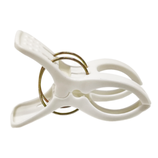 POnYKASEI Y型曬衣夾M6入, 白色, 1組