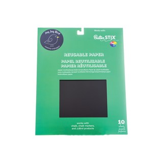 Jaq Jaq Bird 重複使用繪畫紙, 10張一套, 可搭配粉筆和粉筆筆使用, 1包