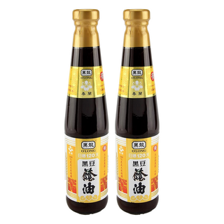 黑龍 春蘭級黑豆蔭油膏 古法120天日曝 不含防腐劑、味精、糖精、人工色素 台灣製造, 400ml, 2瓶