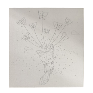 ARTLIFE 數字油畫DIY DA2891 20 x 20cm, 祈願狐蝶 白色, 1組