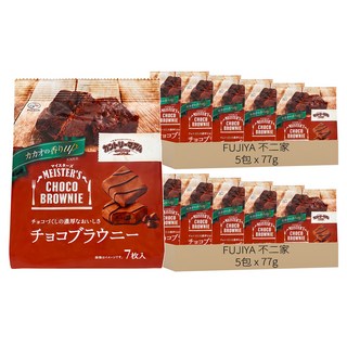 FUJIYA 不二家 職人巧克力布朗尼, 77g, 10包